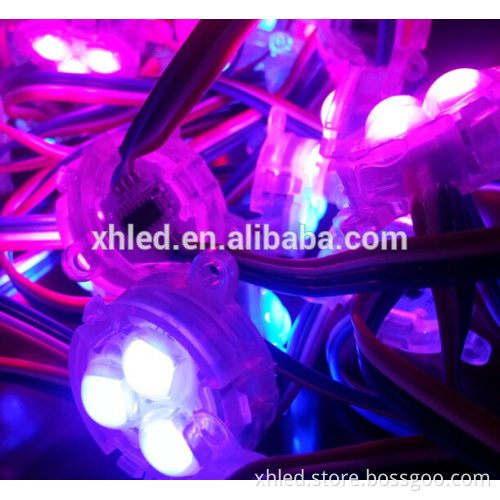 30MM led matrix IC digital rgb led pixels waterproof;addressable rgb led pixel